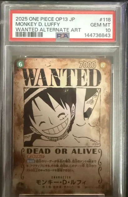 루피 수배서 PSA 10